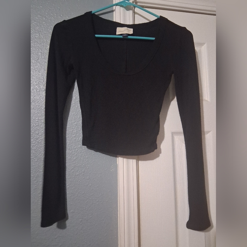 Universal Thread Black Long Sleeve Bodysuit
